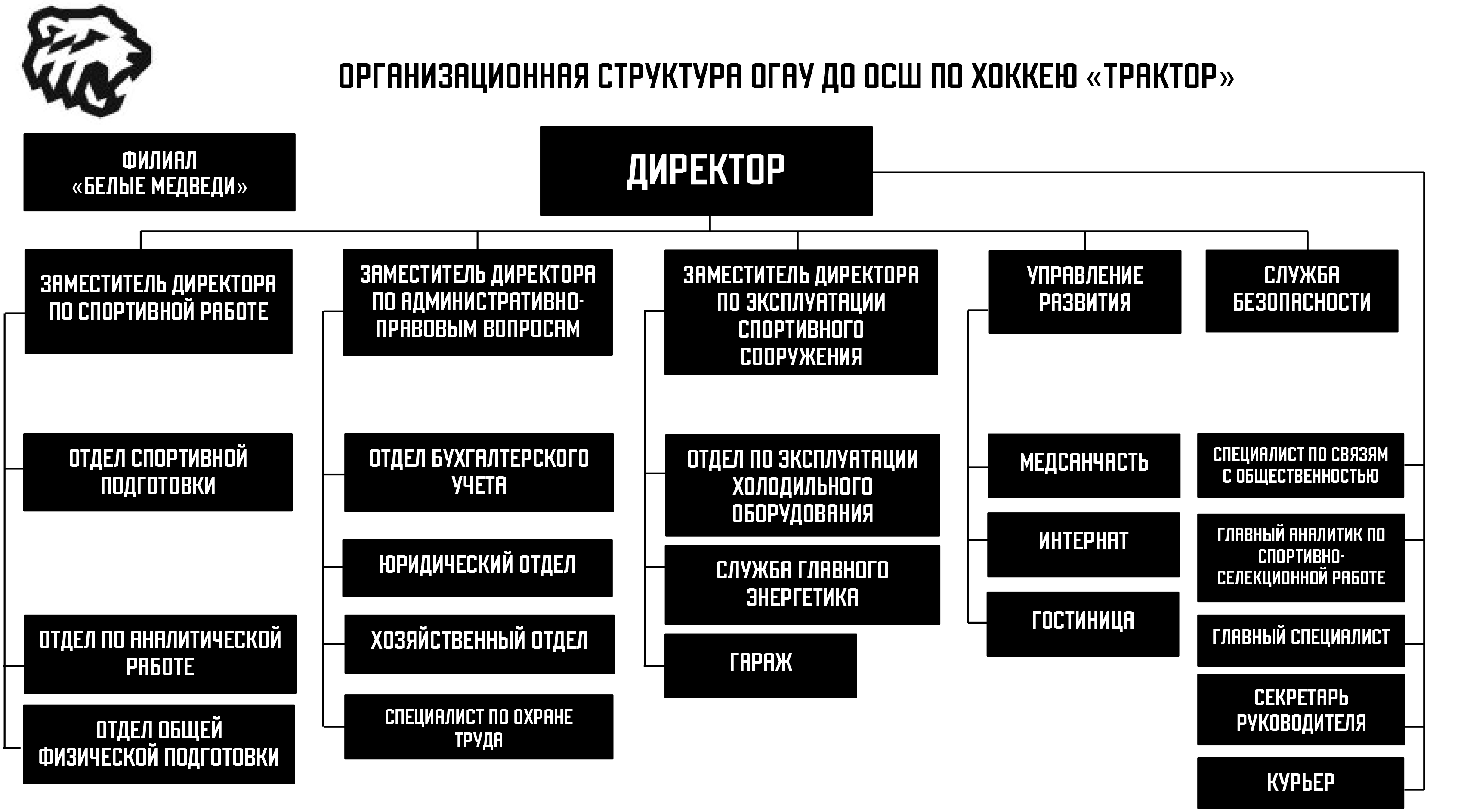 Структура и органы управления организацией